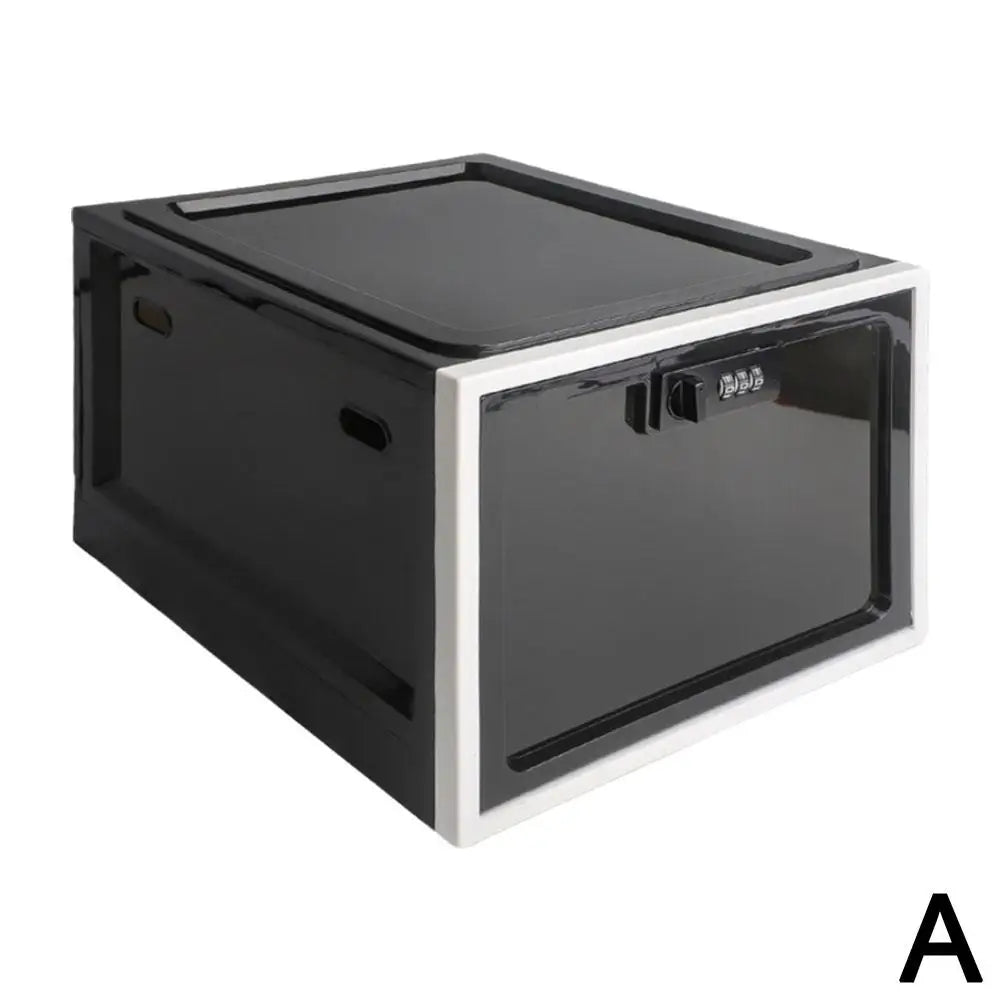 Transparent Storage Box with Combination Lock